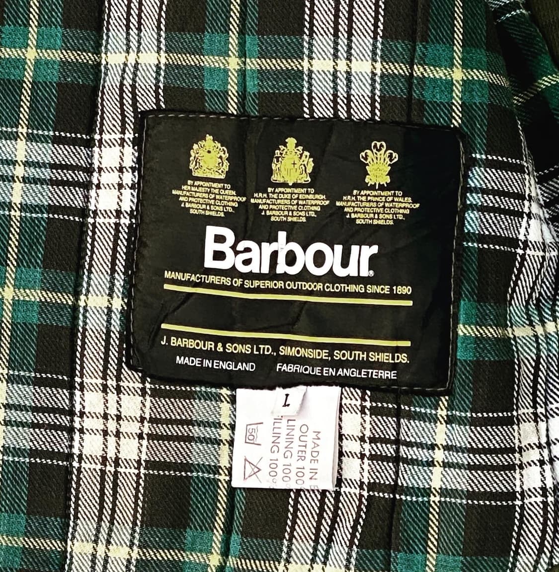 90s USA Barbour 바버 퀼팅베스트 상품이미지6