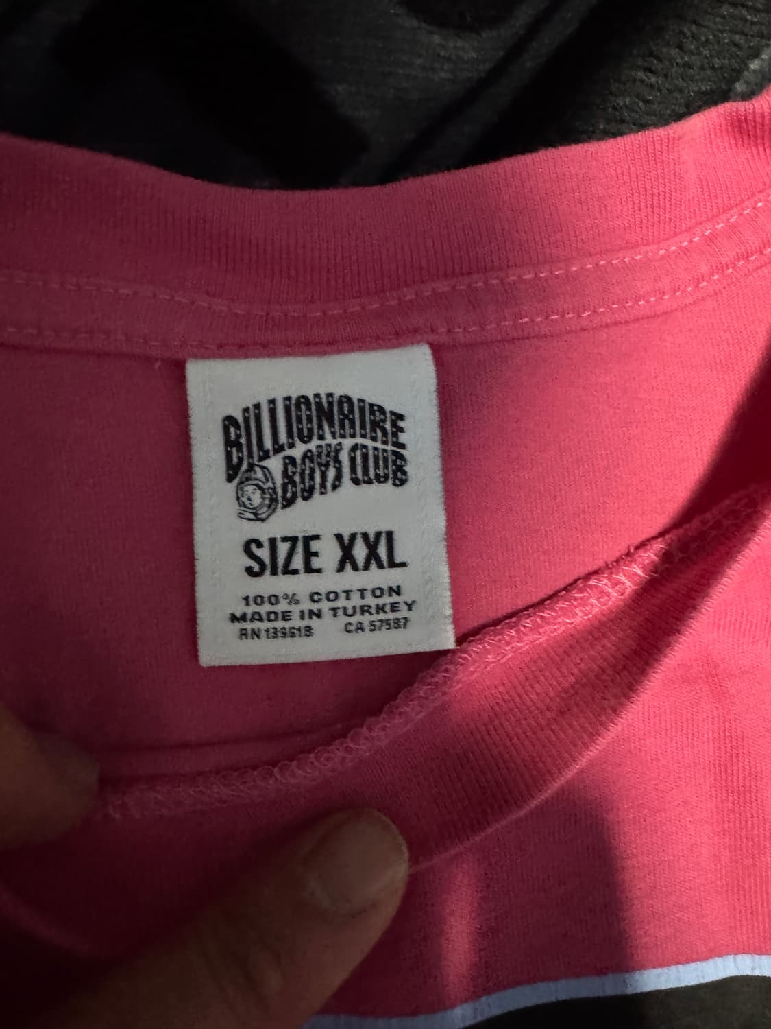 빌리어네어 보이스 클럽 아스트로넛츠 로고 티셔츠 핑크 상품이미지4