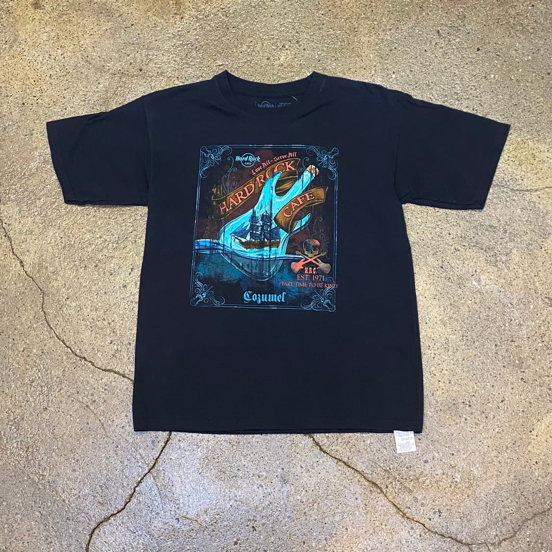 미국 빈티지 하드락 카페 코주멜 COZUMEL 락티셔츠 반팔티 상품이미지1