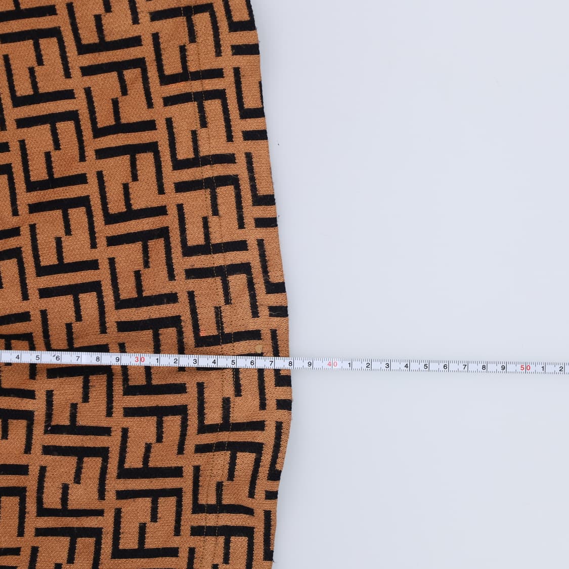 실측확인 빈티지 패턴로고 반팔니트 0313H1 상품이미지6