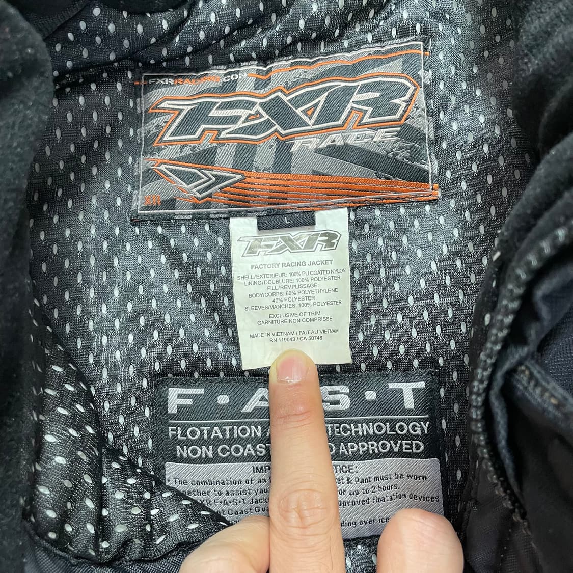 FXR 레이싱 자켓 상품이미지5