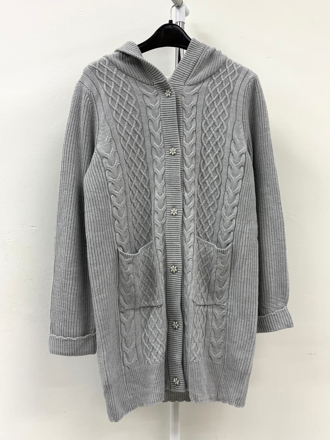 빈티지 니트 가디건 원피스 상품이미지6