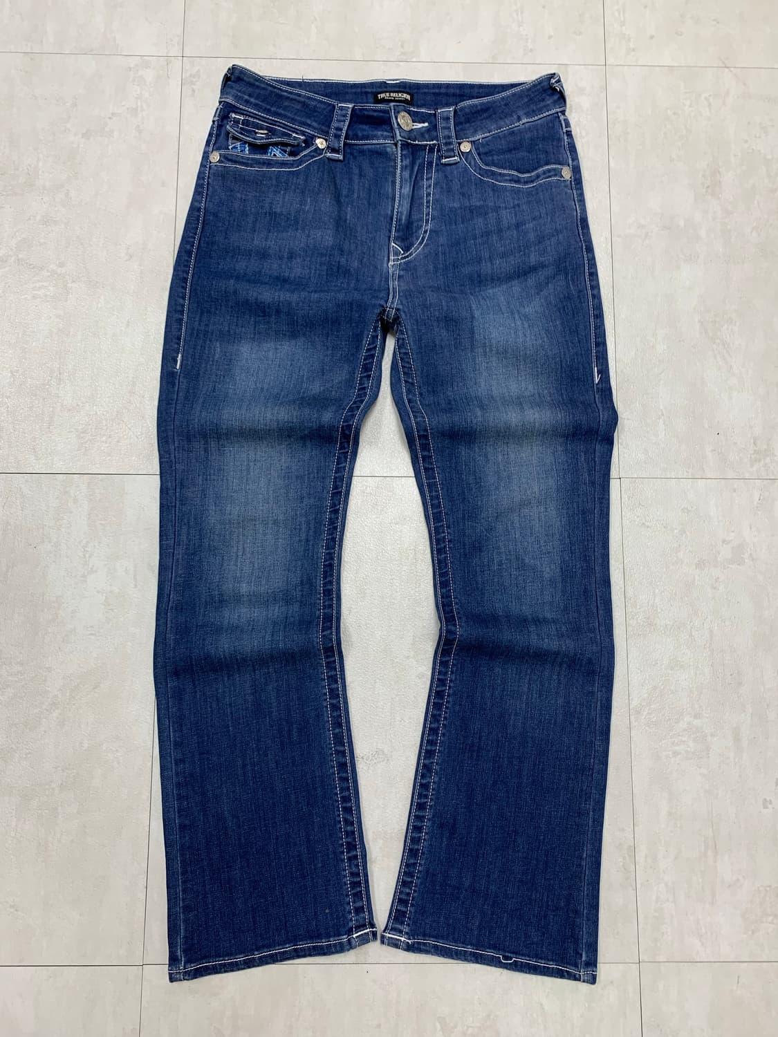 트루릴리전 와이드 부츠컷 데님 팬츠 #653 상품이미지1