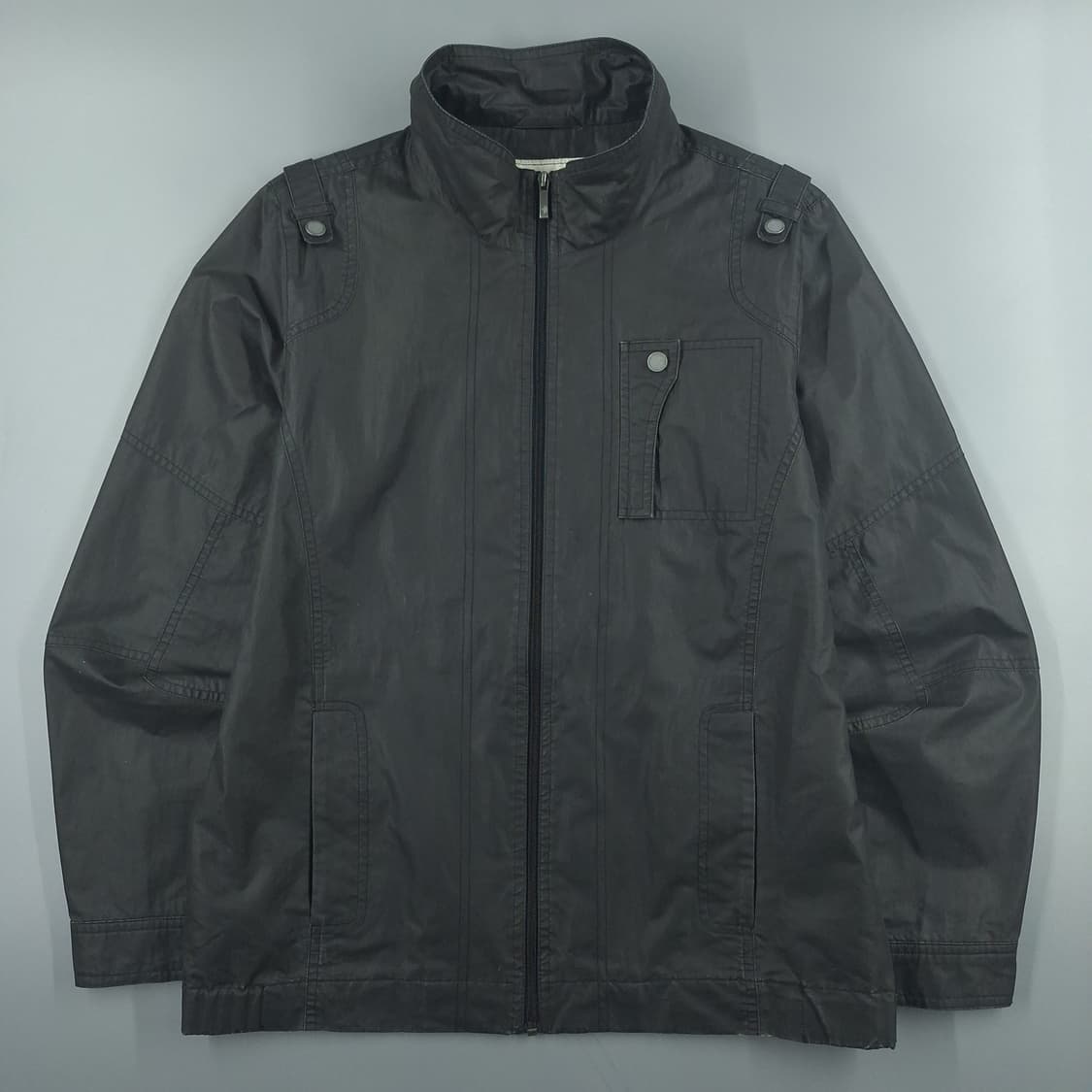 리바이스 시그니처 블랙 체스트포켓 하이넥 캐주얼 바람막이 자켓 M 상품이미지3