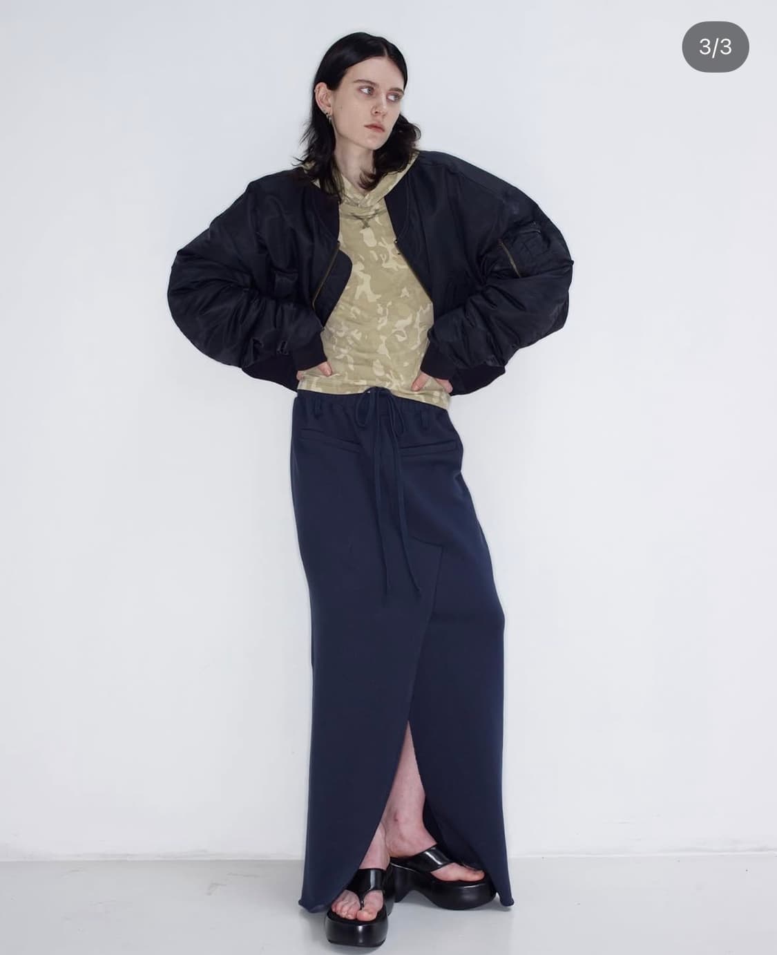 S/E/O 크롭 봄버 자켓 상품이미지1