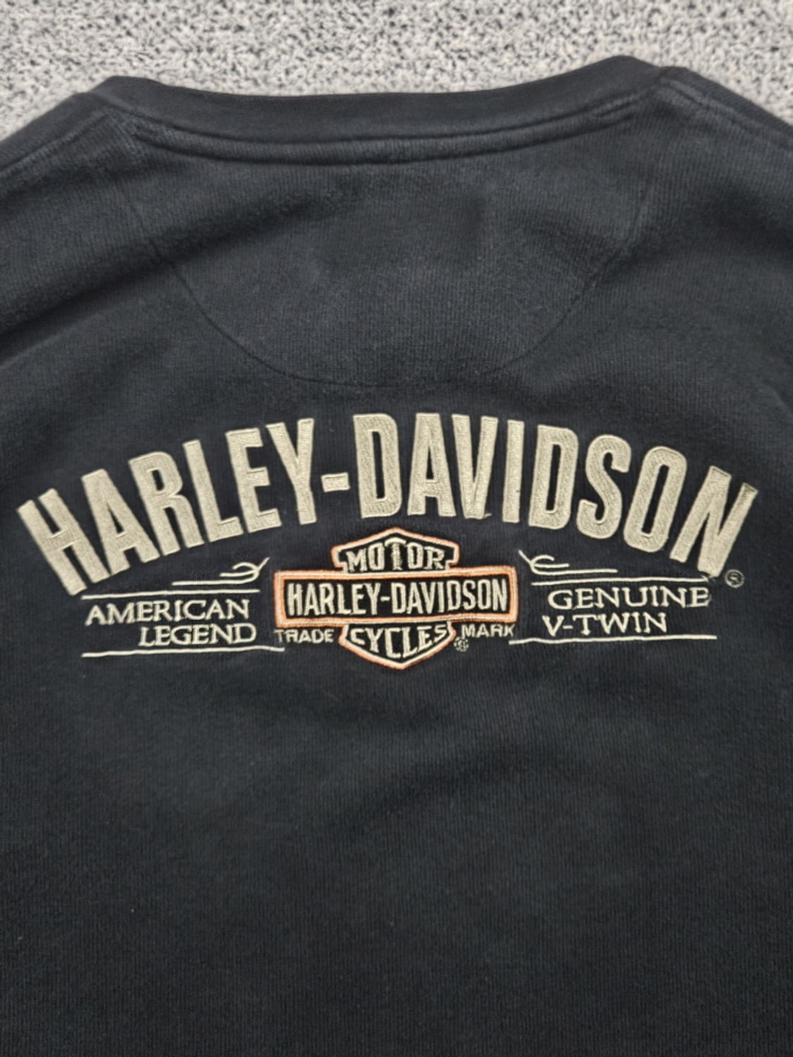 할리데이비슨 자수로고 헨리넥 롱슬리브 니트 ( 2XL ) / 10240 상품이미지10