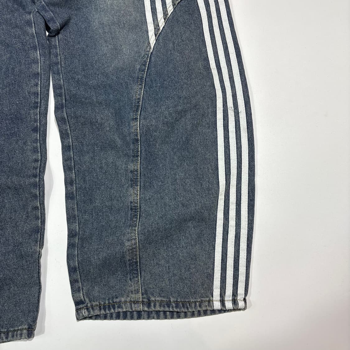 아디다스 파이어버드  삼선 와이드 데님팬츠 상품이미지2