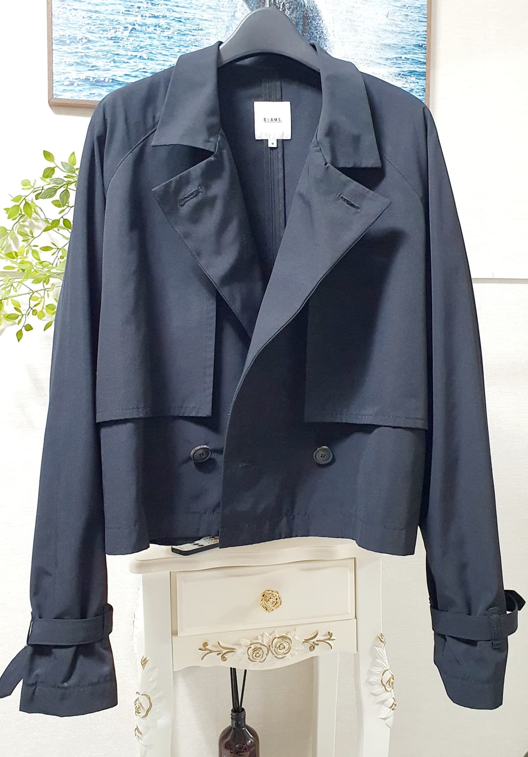 Beams 숏 트렌치 상품이미지4