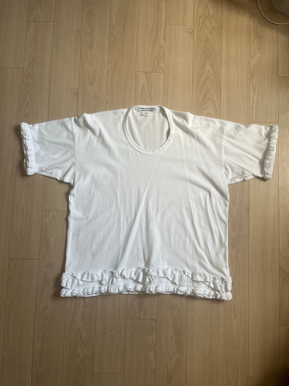 Comme des garcons 프릴 티셔츠 상품이미지1