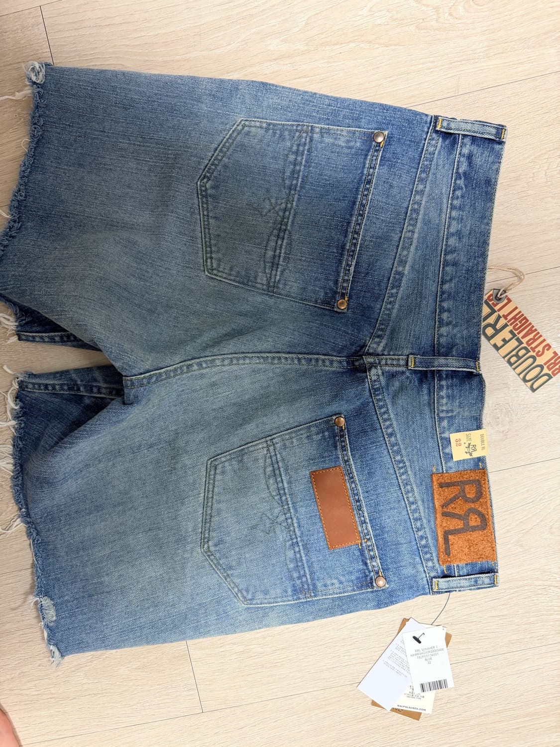 rrl 더블알엘 스트레이트핏 바이렌 데님 쇼트 32 상품이미지2