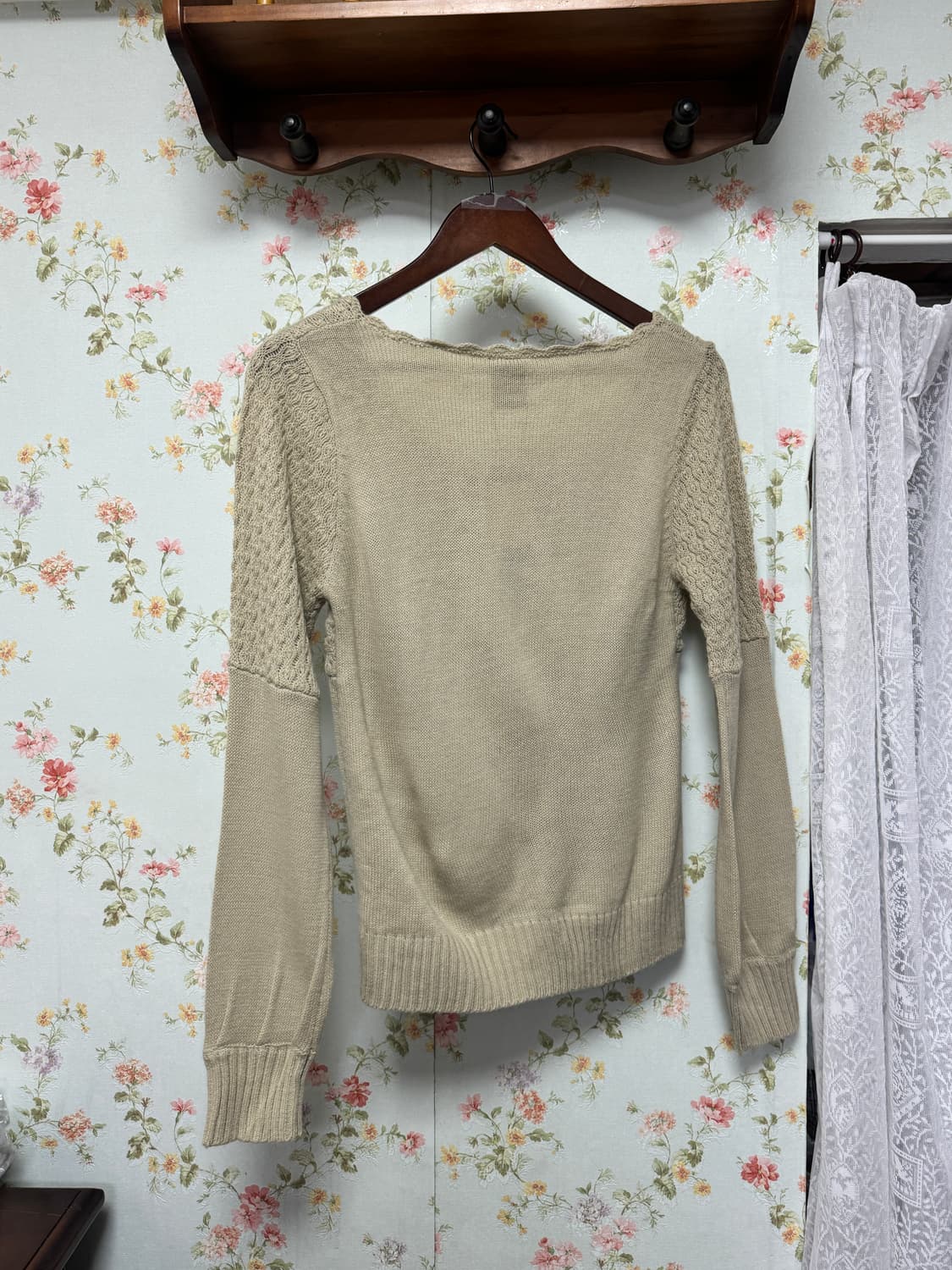 베이지 모리걸 니트 상품이미지2