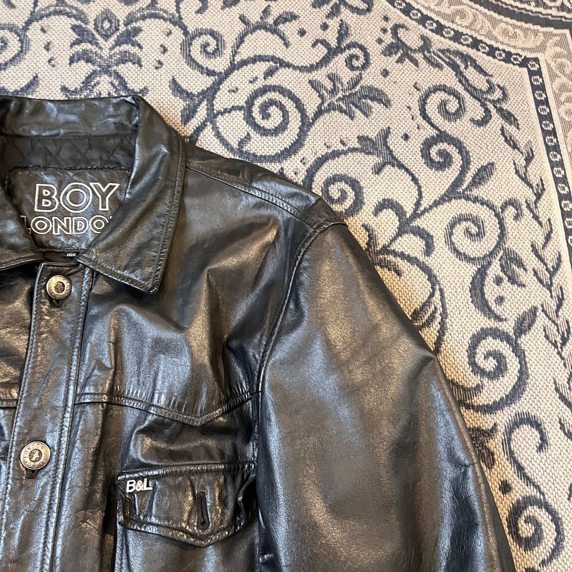 105 보이런던 레더 자켓/W2632 상품이미지2