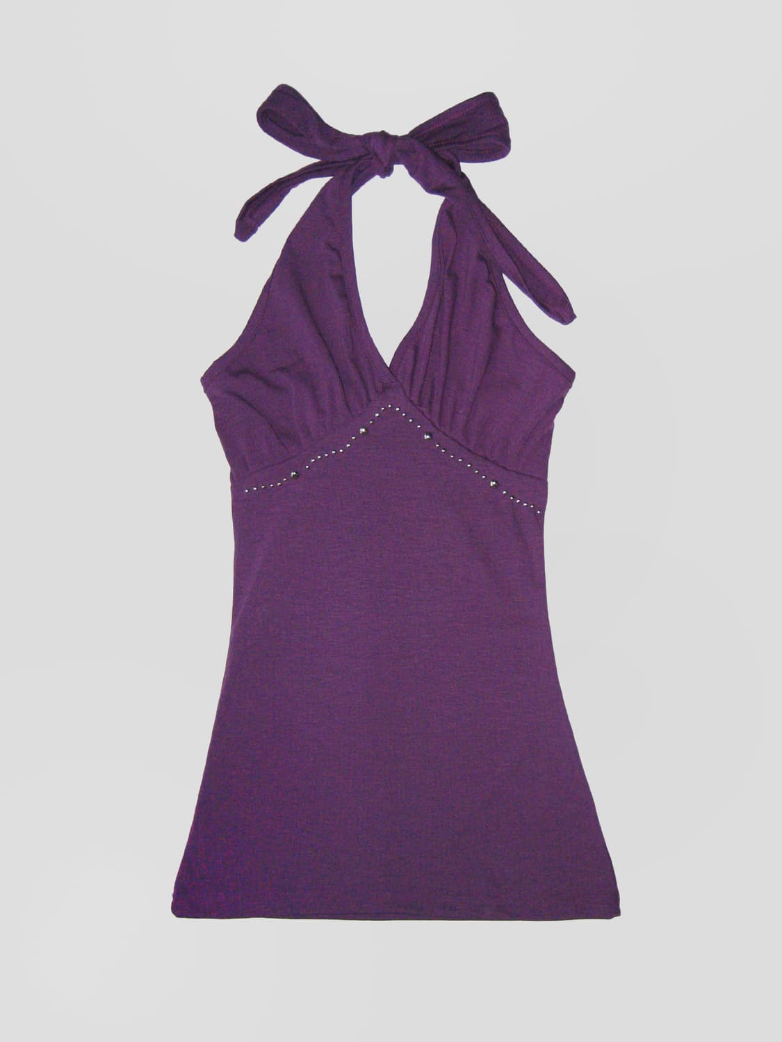 스터드 홀터넥 나시 퍼플 상품이미지1