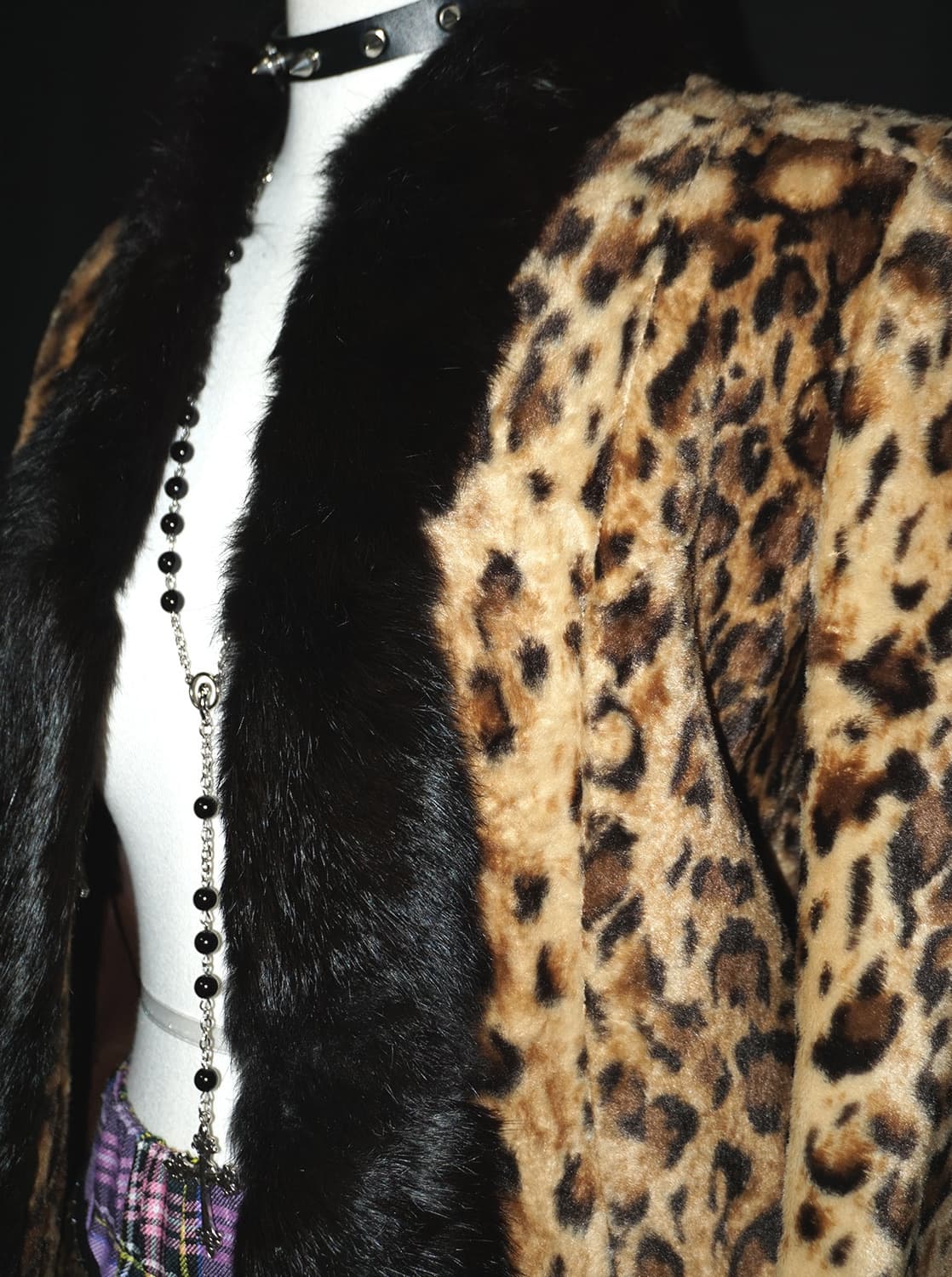 leopard fur jacket  상품이미지5