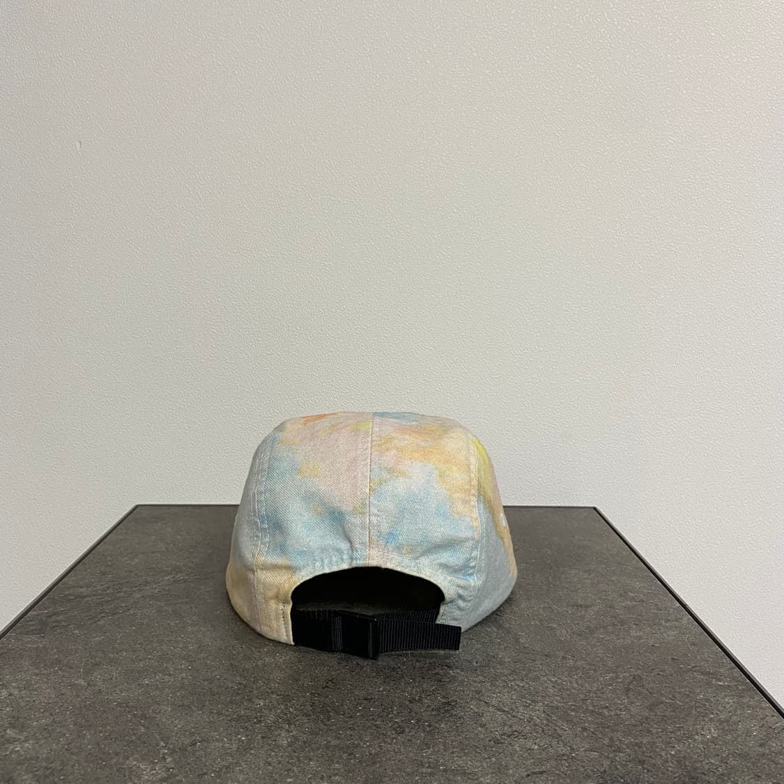 슈프림 워시드 멀티컬러 다이드 레드 박스로고 캠프캡 모자 상품이미지4