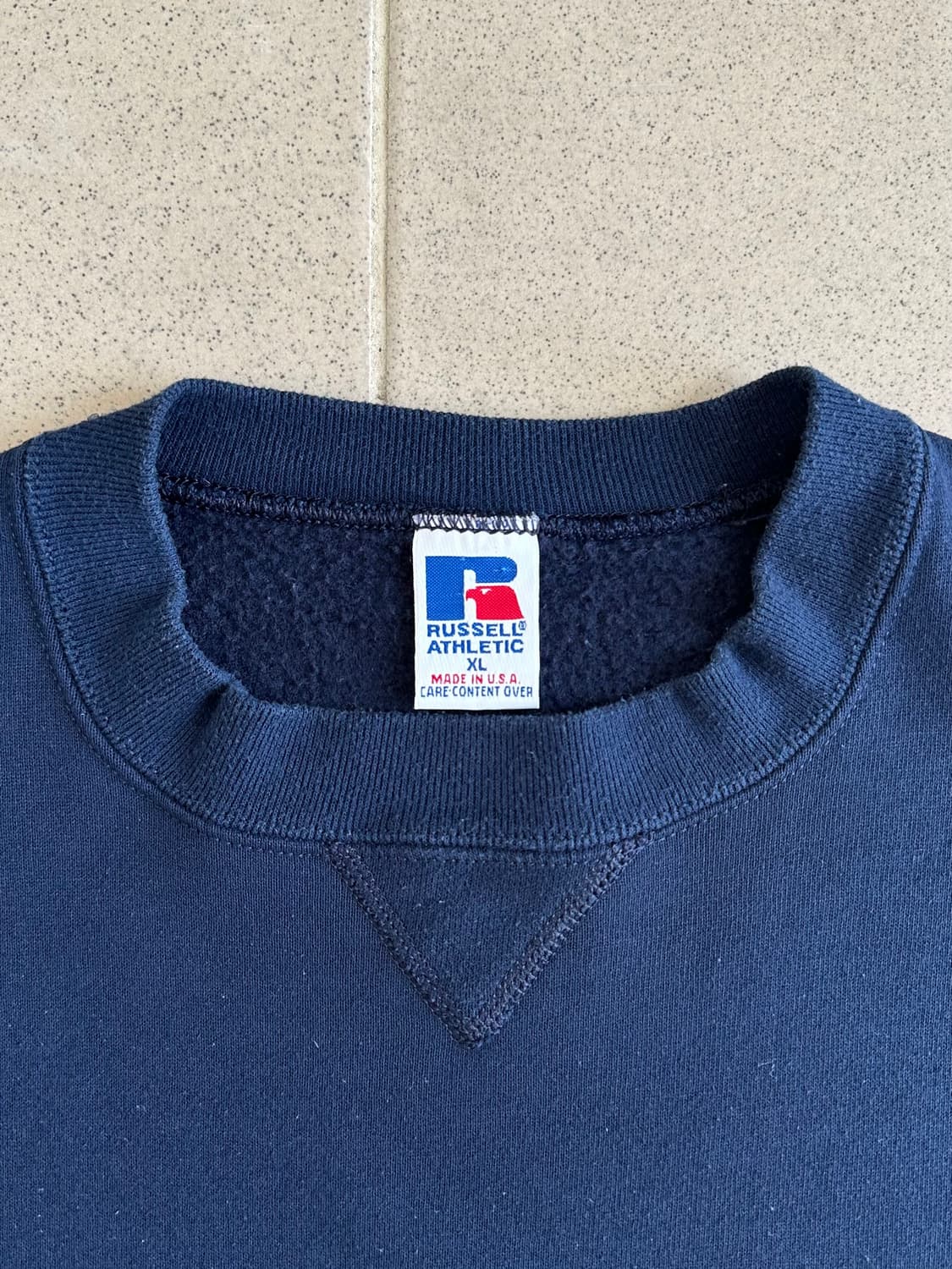 90s 빈티지 러셀 스웻셔츠 네이비 XL USA 상품이미지6