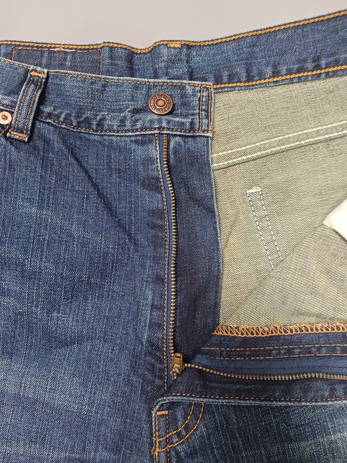 [36] 리바이스 00s 오렌지탭 OT 222 루즈 스트레이트진 청바지 상품이미지6