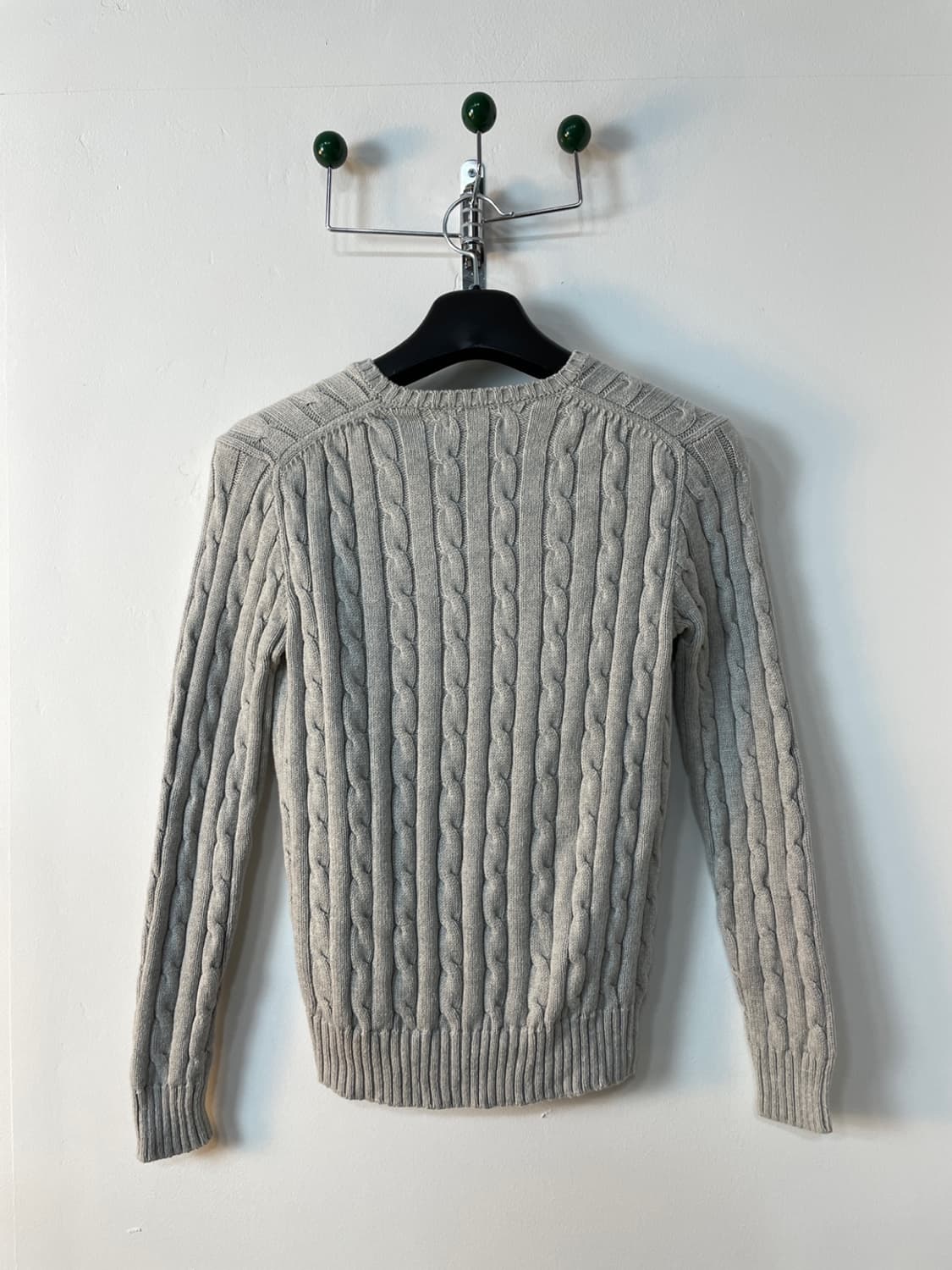 폴로 랄프로렌 브이넥 케이블 니트 상품이미지2