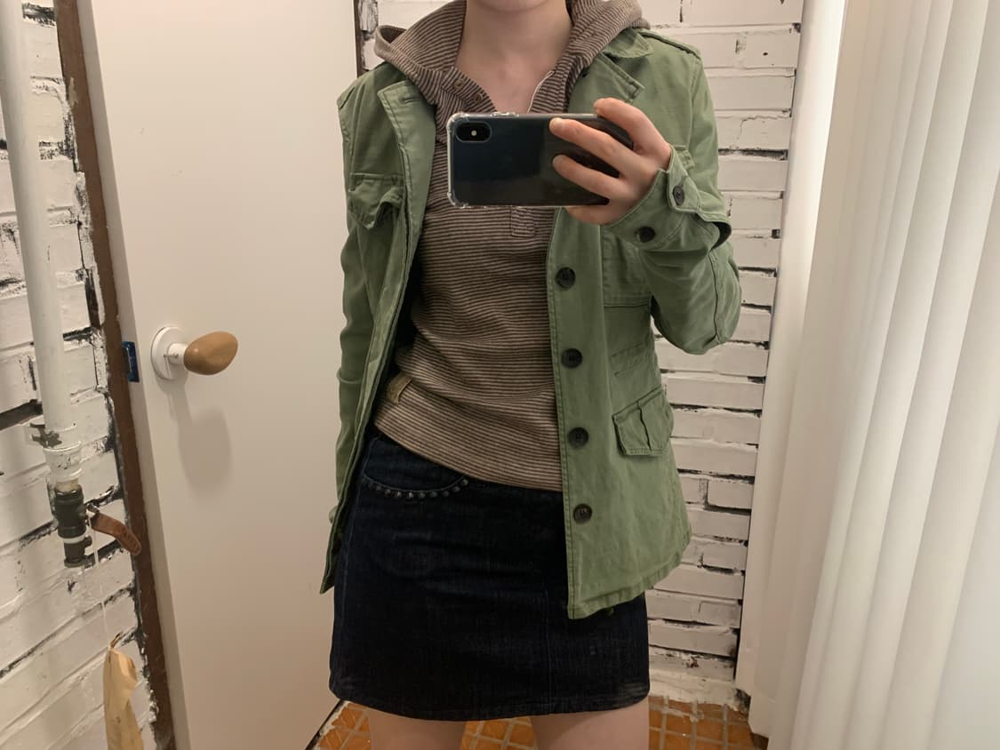 Khaki military jacket 상품이미지9