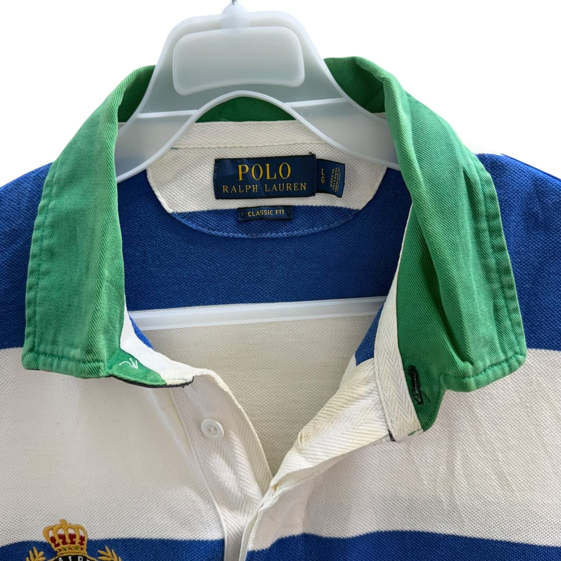 [L] 폴로 클래식핏 스트라이프 반팔 카라티 상품이미지5