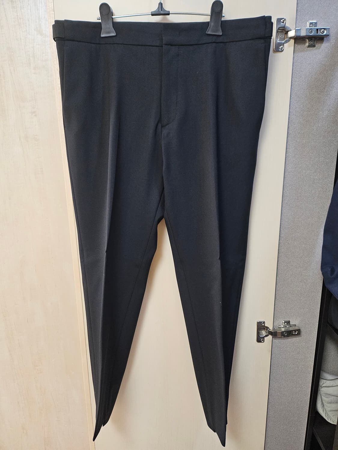 솔리드 옴므 남성 블랙 슬랙스 52 상품이미지1