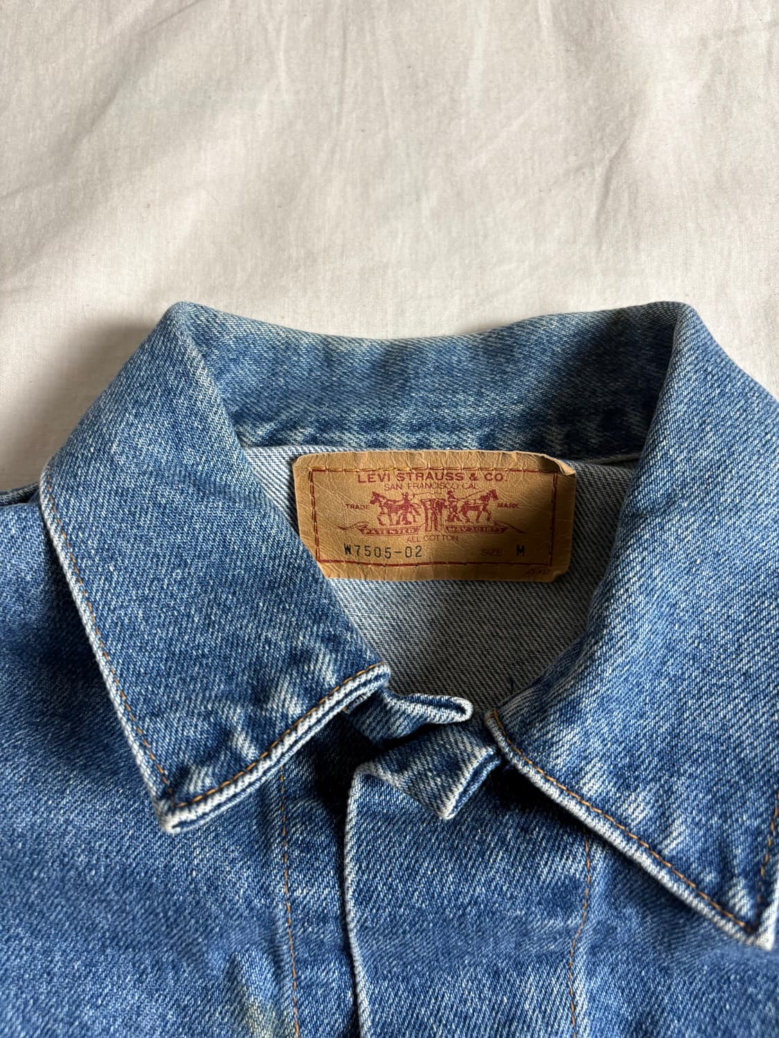 90s Levis 리바이스 데님 트러커 자켓 M 상품이미지4