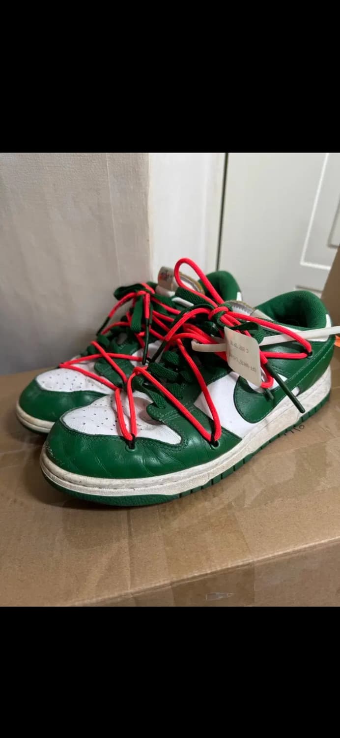 나이키 덩크 로우 오프 화이트 파인 그린 265 상품이미지1