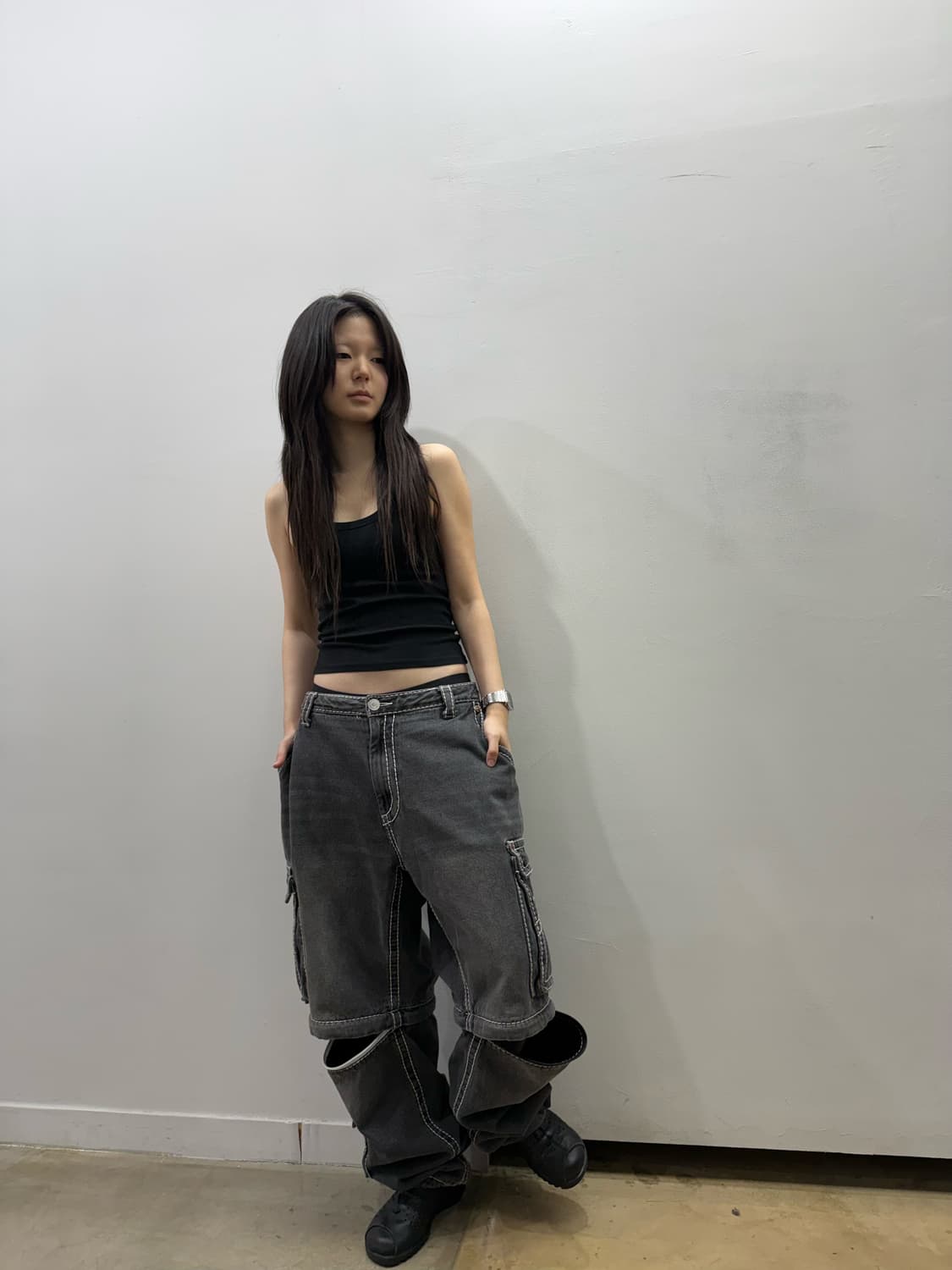 트루 릴리전 x 패치 와이드 레이버 카고팬츠 상품이미지6