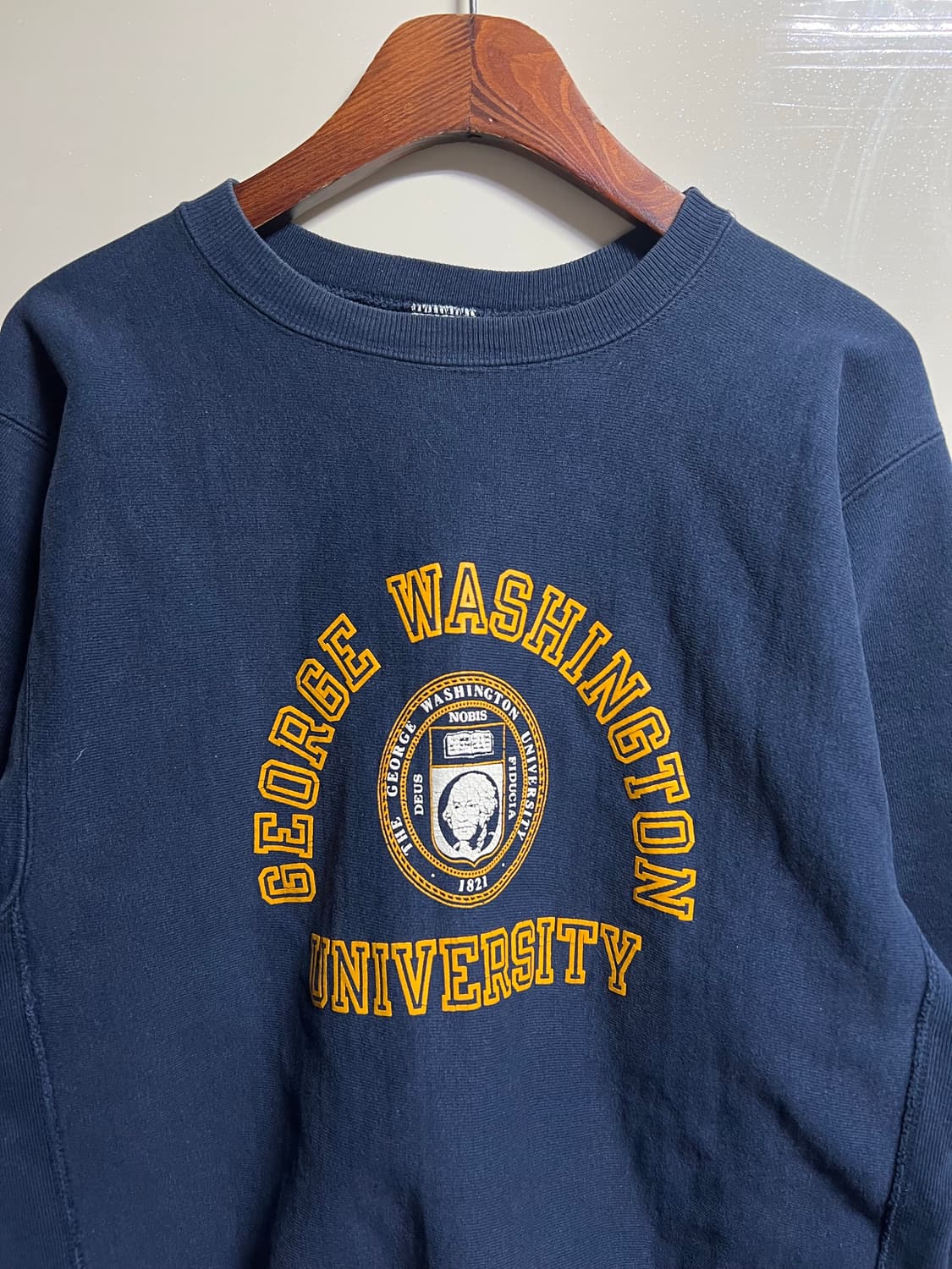 빈티지 90s 챔피온 조지 워싱턴 스웻셔츠 상품이미지2
