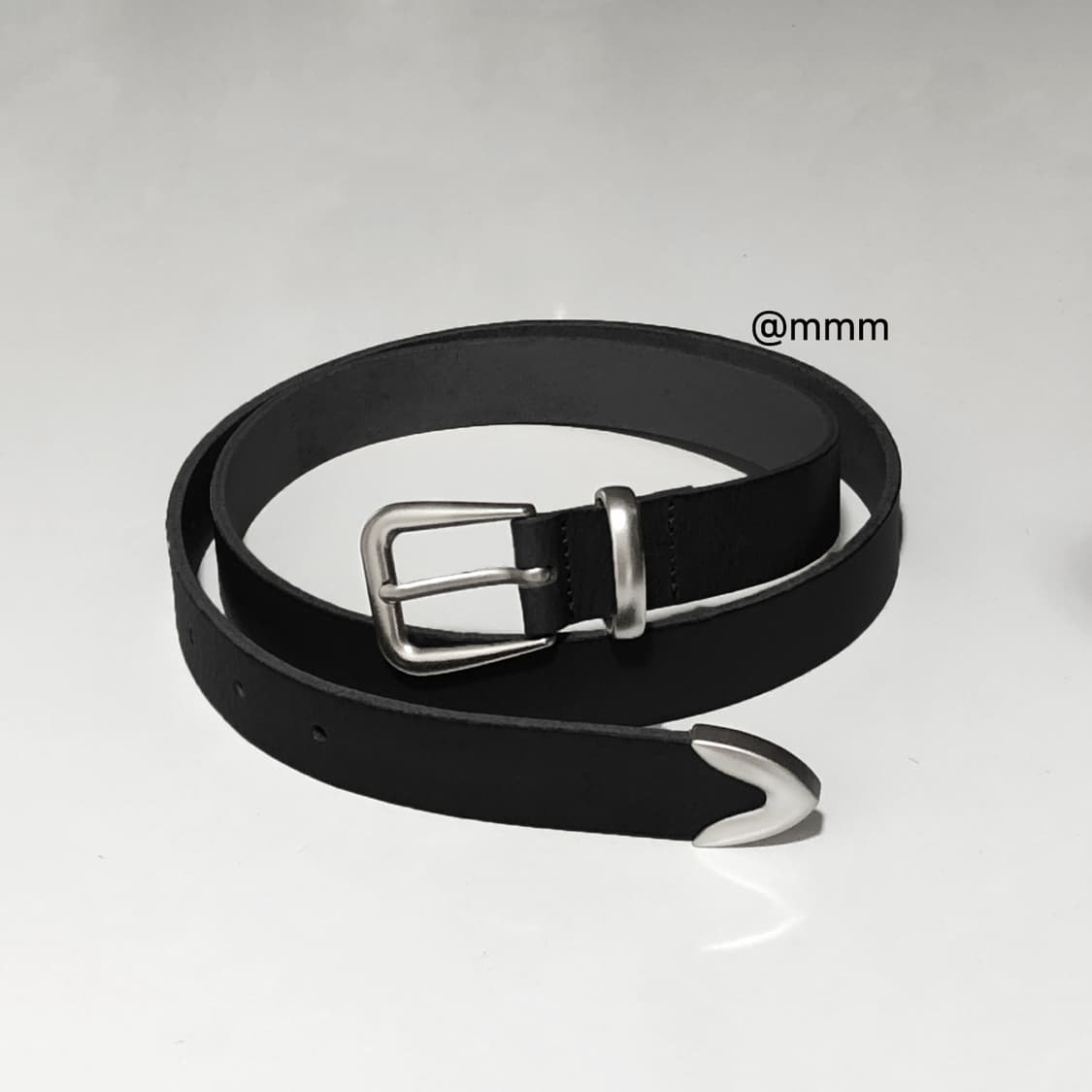 [Unisex] 모던 웨스턴 장식 가죽 벨트 상품이미지1