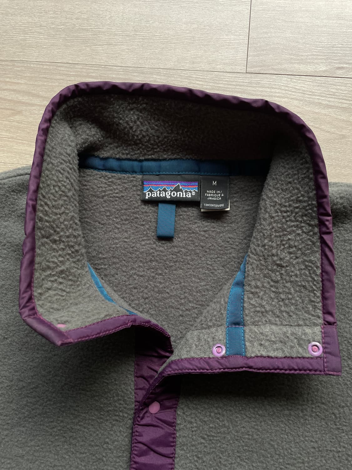 90s 파타고니아 신칠라 그레이 퍼플 민트급 상품이미지3