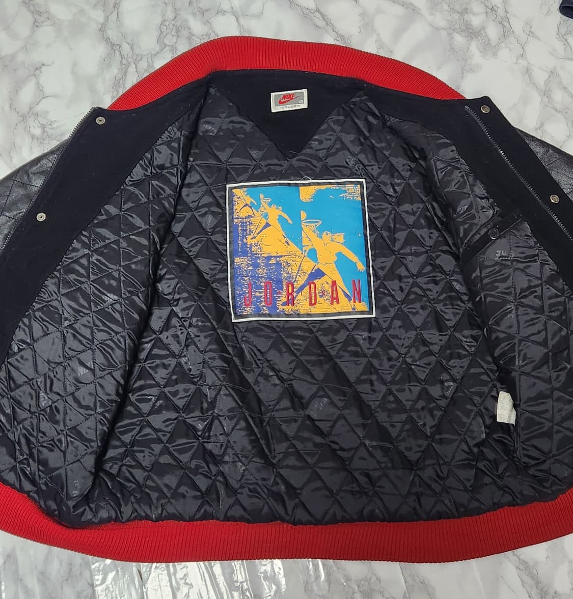 105 삼나스포츠 나이키 조던 빅로고 90s 바시티 자켓 상품이미지8