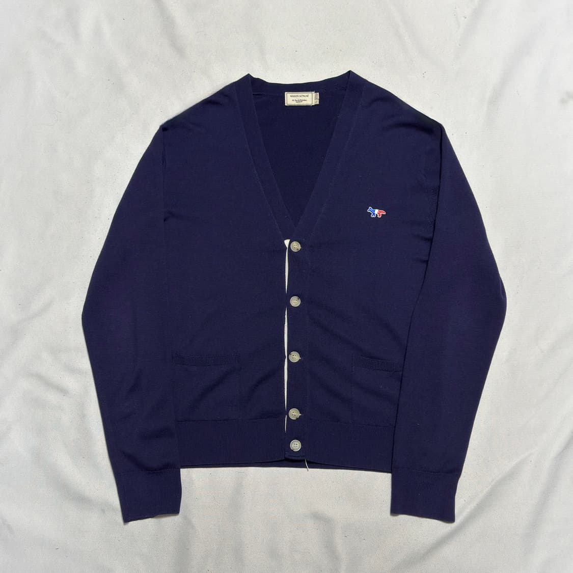 L 메종키츠네 프랑스 여우로고 가디건  상품이미지2