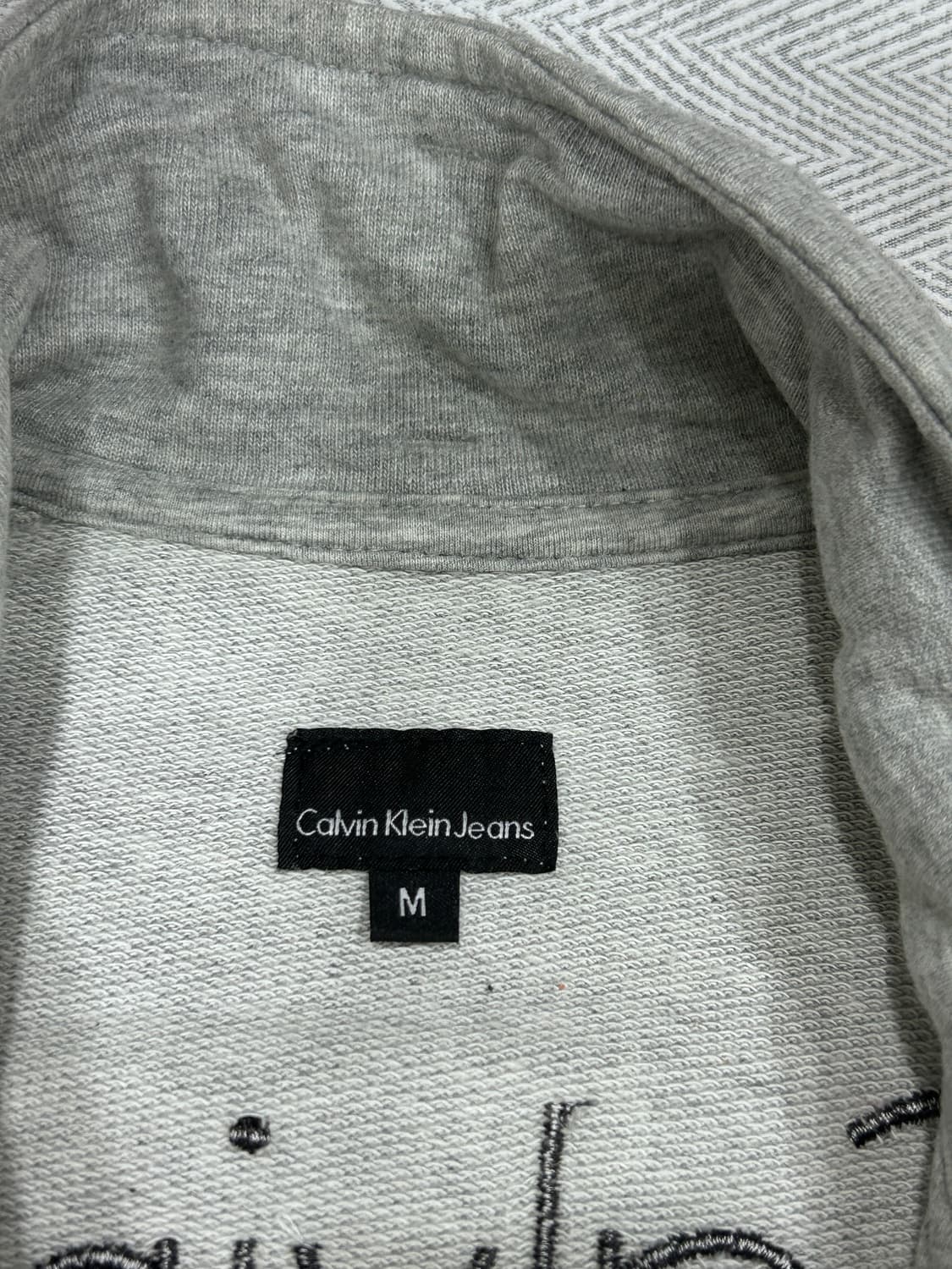 CK 캘빈클라인 코튼 집업 자켓 남성 M사이즈 상품이미지7