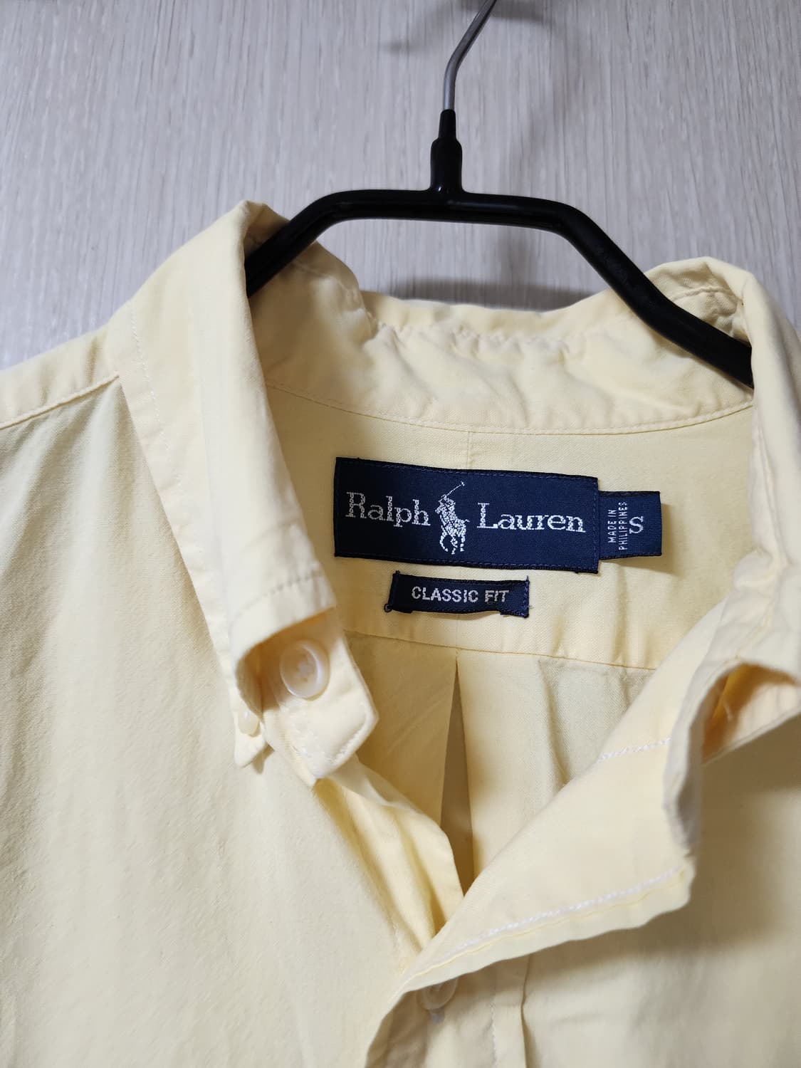 폴로 랄프로렌 옐로우 셔츠 남방 스몰 상품이미지4