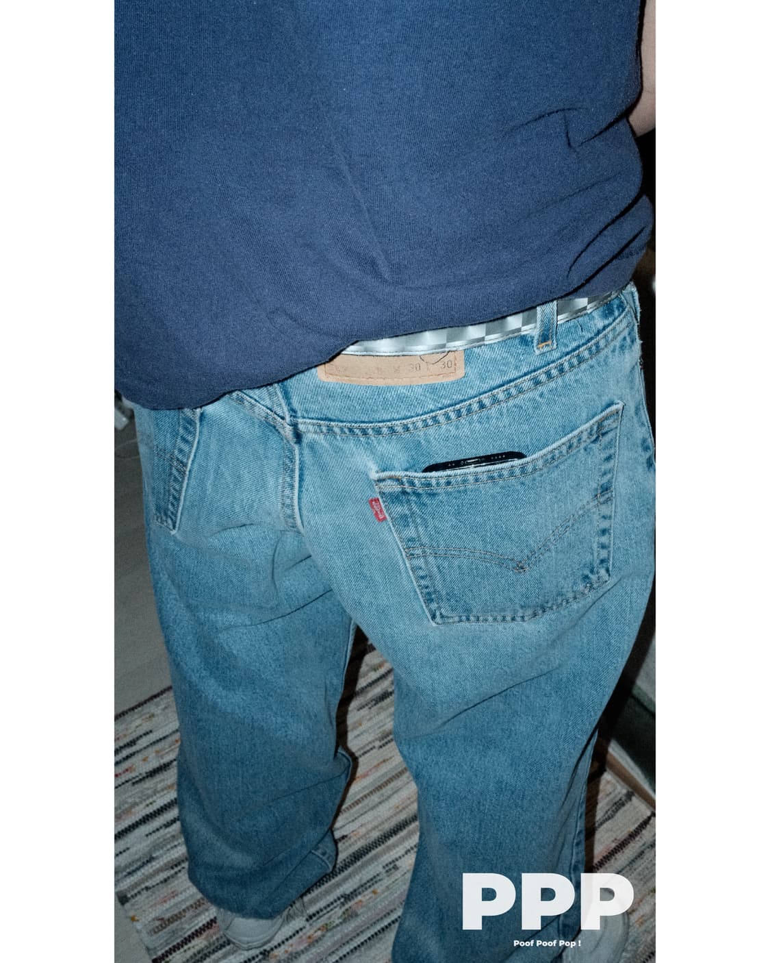 90‘s 미제 리바이스 567 루즈 핏 엑스트라 와이드 레그 30x30 상품이미지2