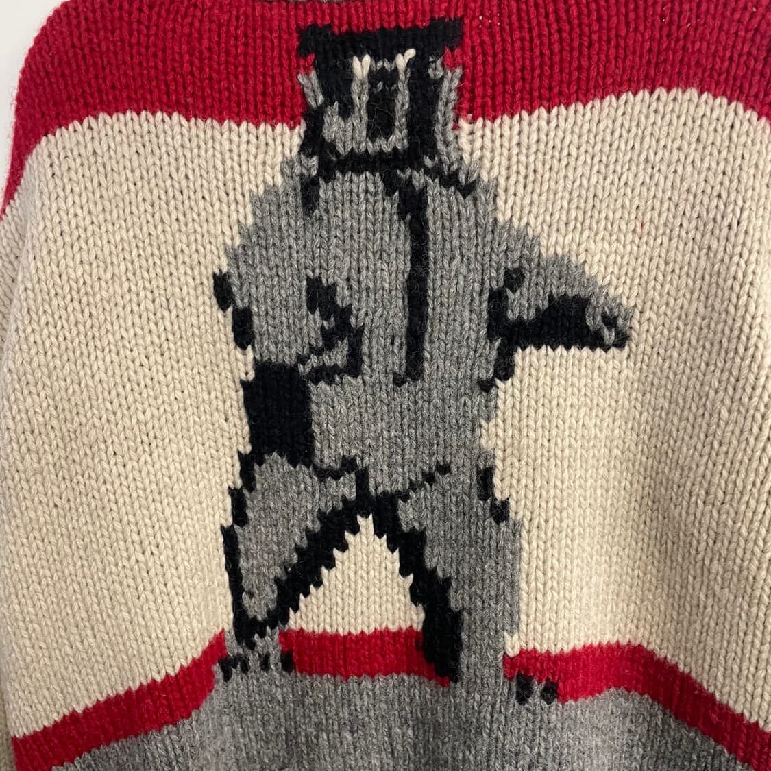 90s 파스듀 빈티지 울 코위찬 자켓 상품이미지8