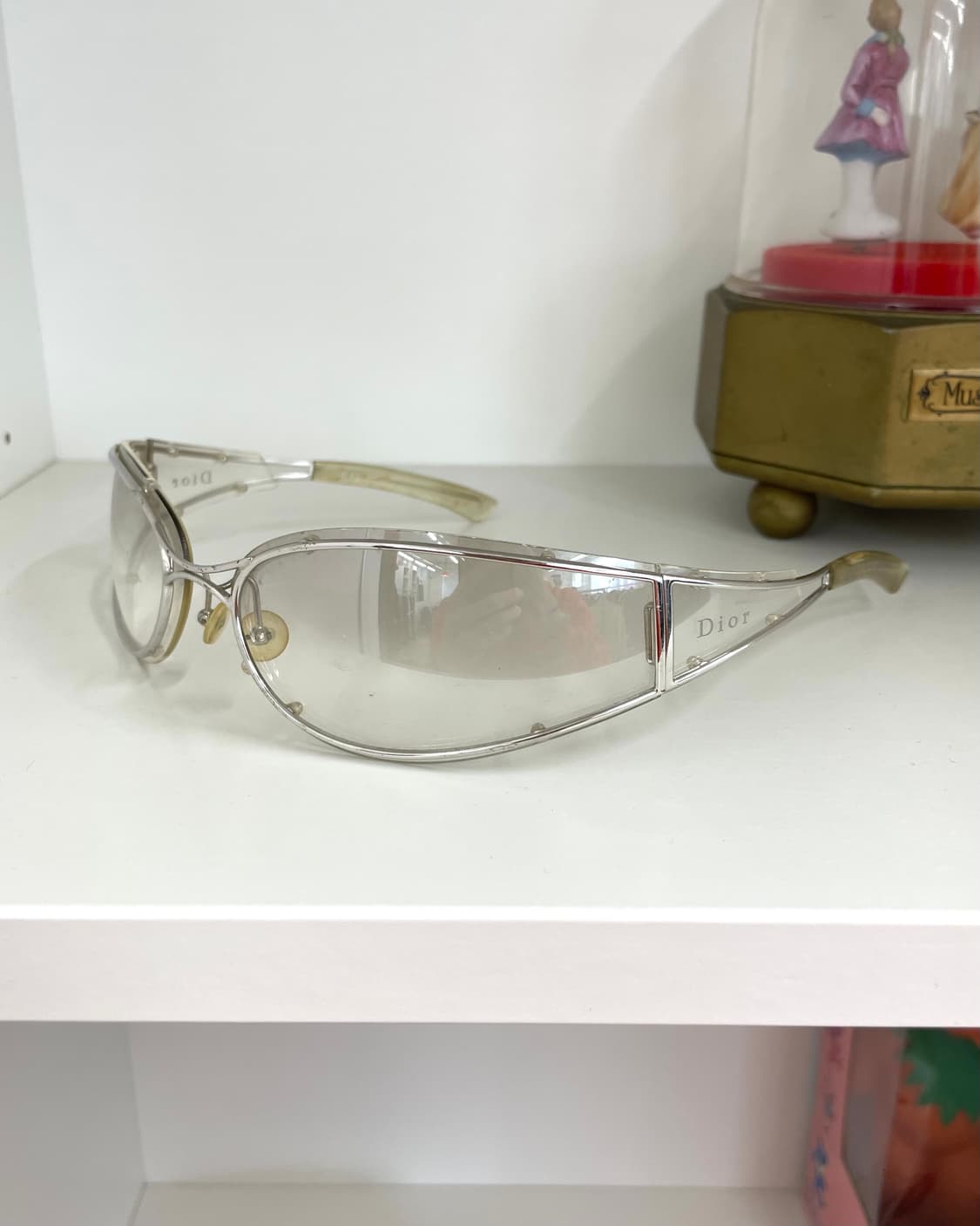디올 2001SS 클리어 선글라스 상품이미지2