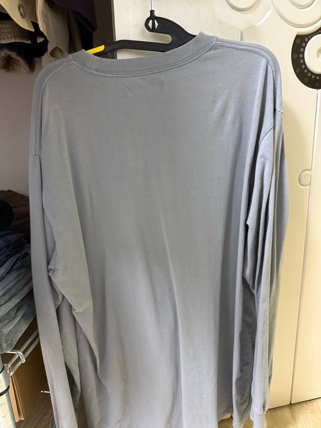 산산기어 롱슬리브 블루 그레이 - 22FW <2> 상품이미지4