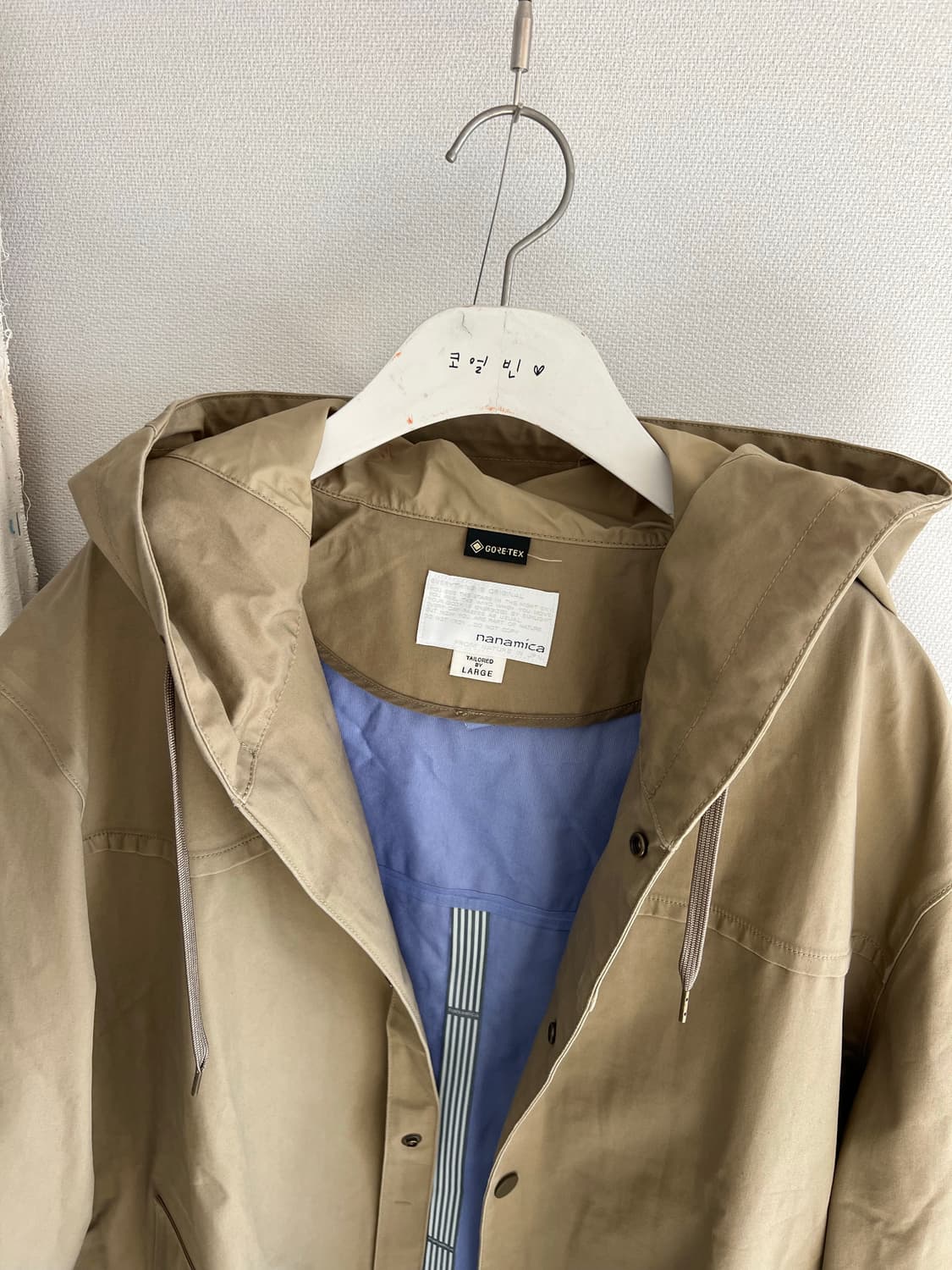 나나미카 고어텍스 후드 오버 코트 L 상품이미지2