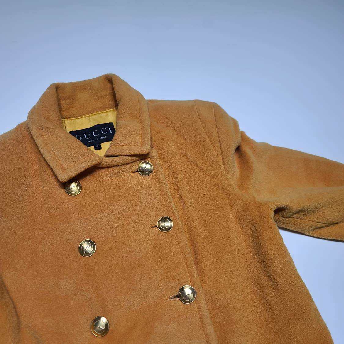 구찌 알파카 금장 더블 코트[40] 상품이미지2