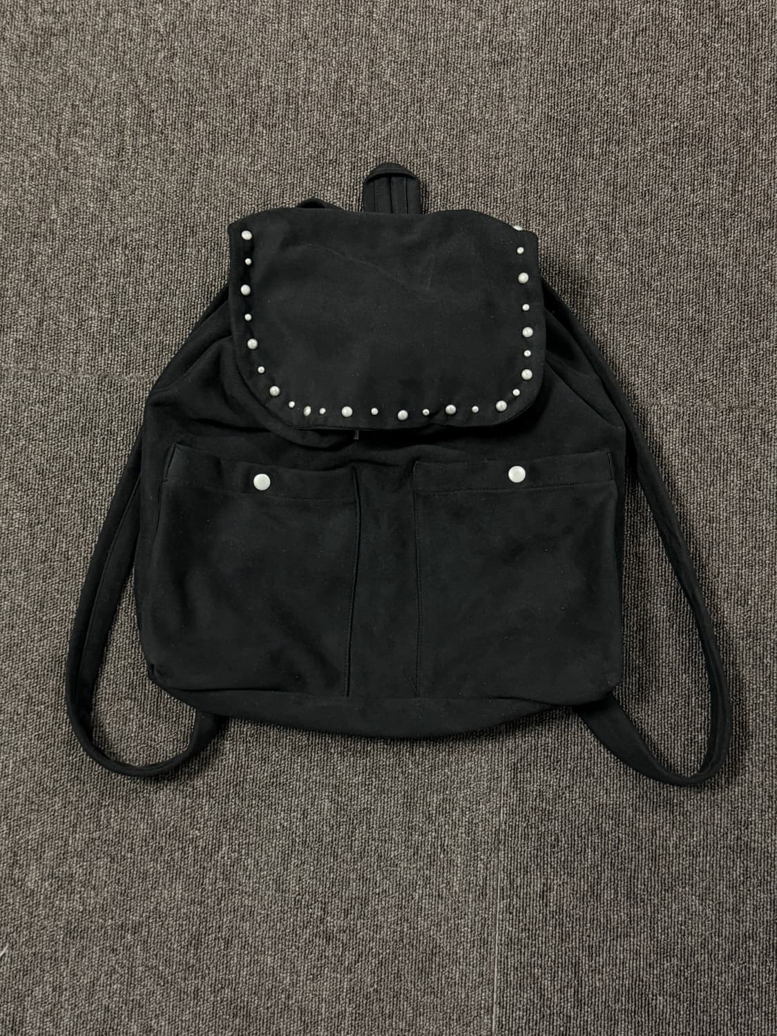 미리내로 웨스턴 스웨이드 백팩 상품이미지1