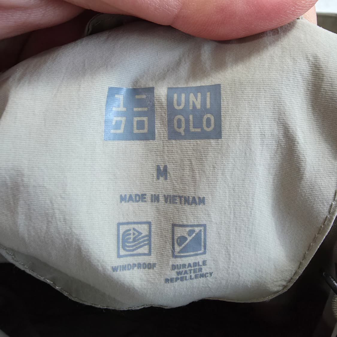 (M)유니클로 바람막이 후드 코트 상품이미지5