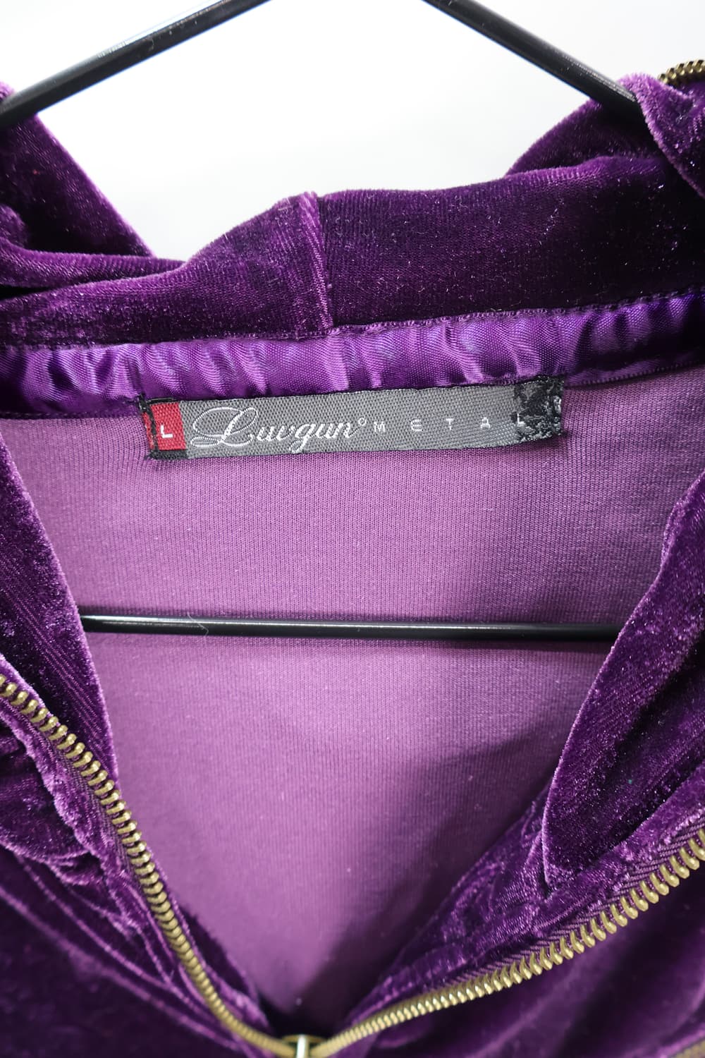  Jpn Purple Velvet Zip Up Hoodies 상품이미지5