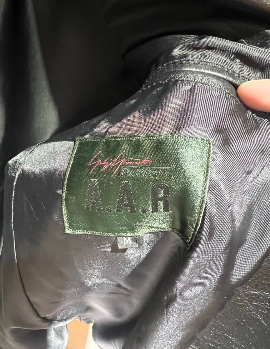 요지야마모토 aar 가죽 블레이저 상품이미지4