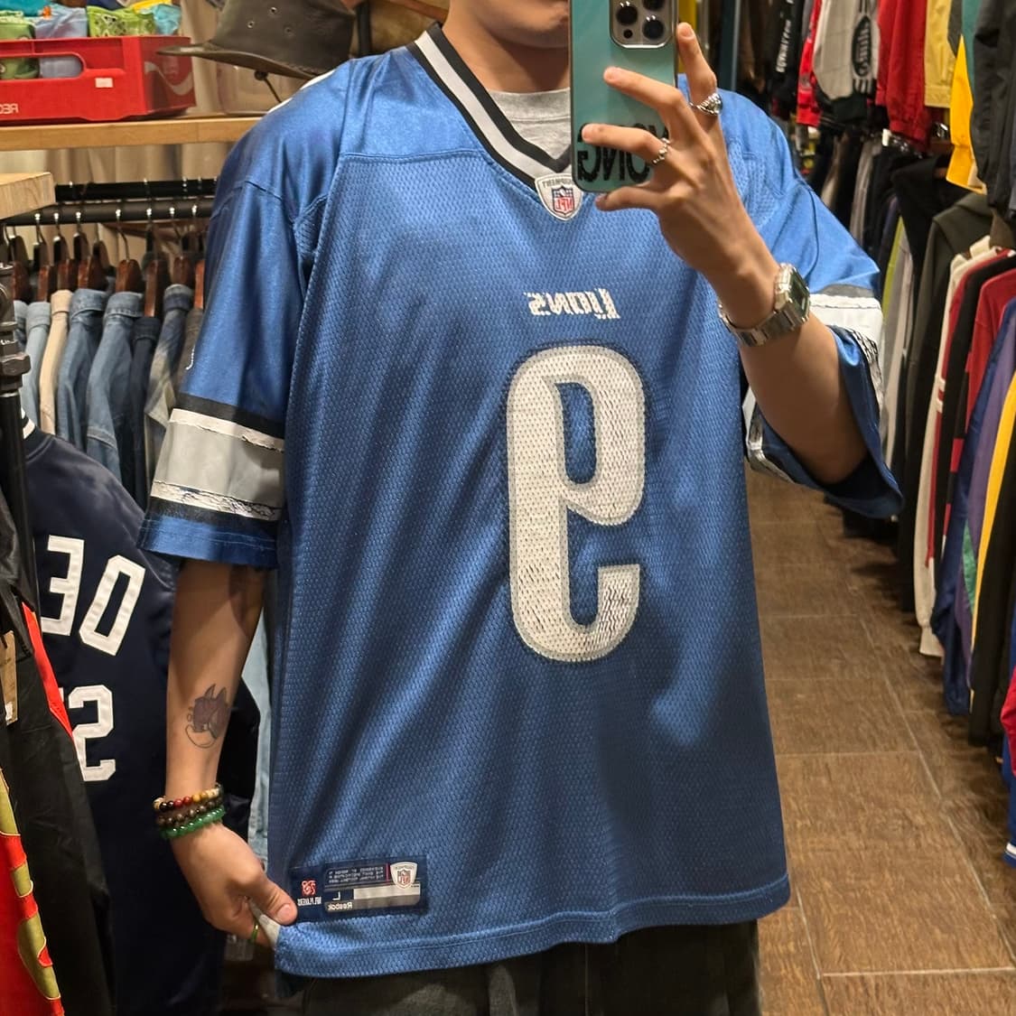 [HI] NFL 리복 반팔져지 블루 상품이미지4