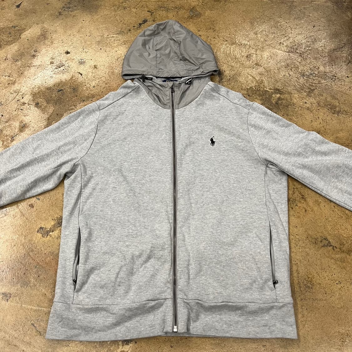 폴로 랄프로렌 회색 그레이 후드집업 상품이미지3