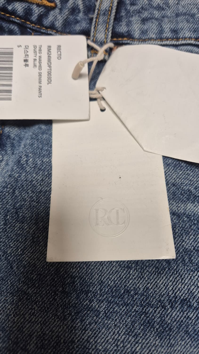 [미착용/새상품]RECTO 렉토 24FW 데님 팬츠 / 정품 새상품 상품이미지7