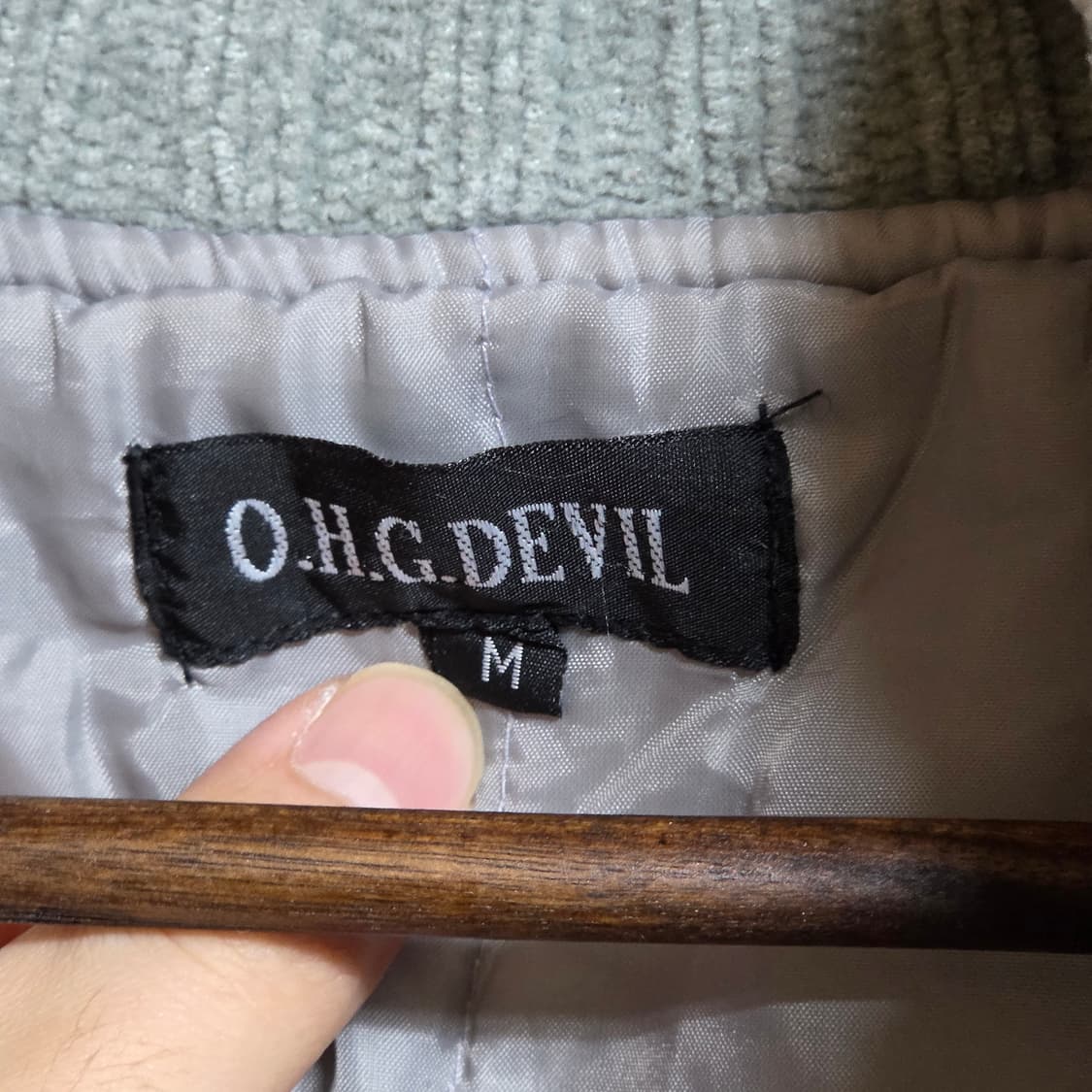 O.H.G DEVIL 악마 자수 패치 조끼 베스트 상품이미지8