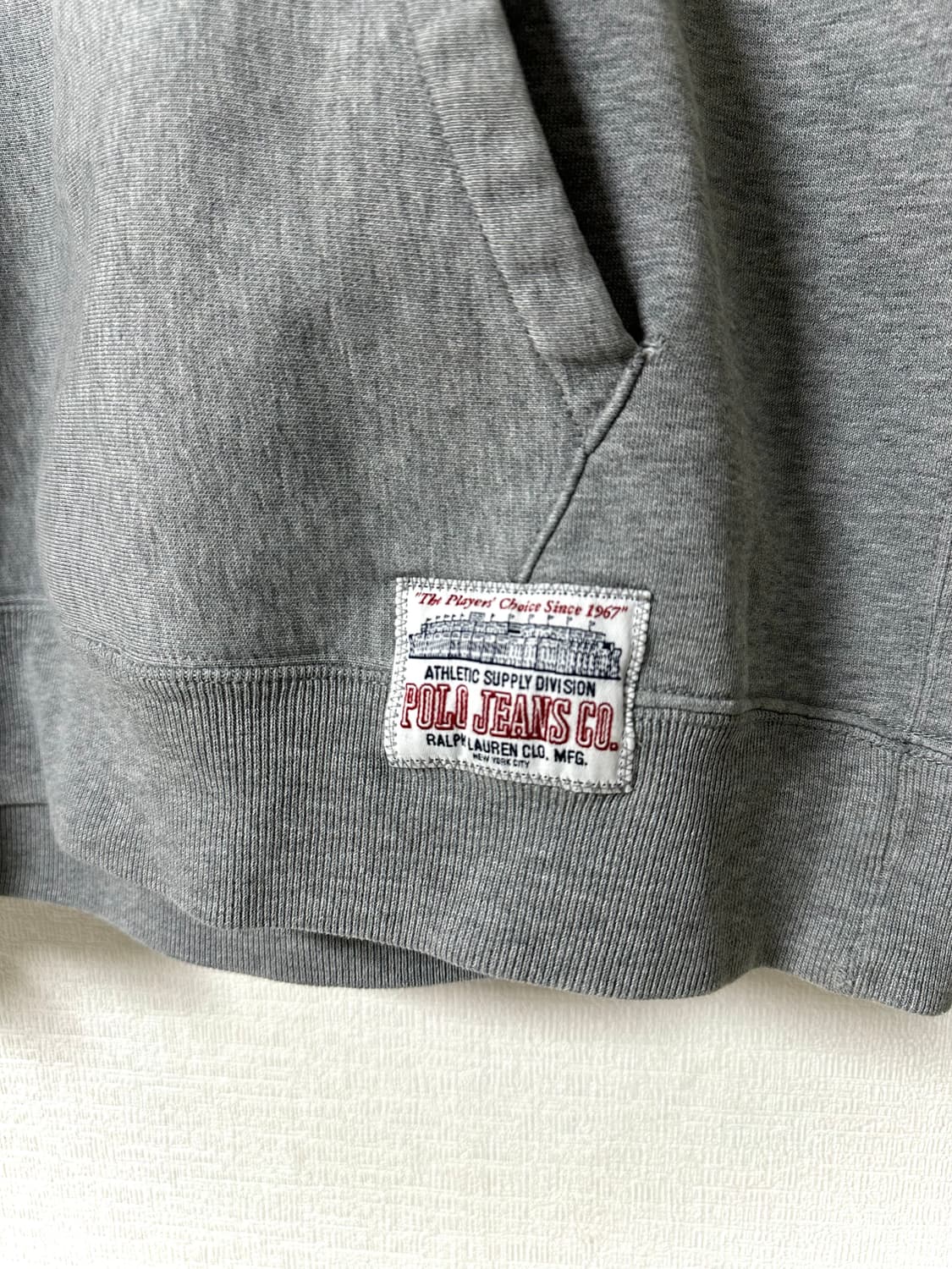 Polo Jeans Skull 그래픽 페이딩 헤비코튼 후디 상품이미지3